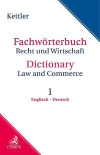 Produktbild: Fachw&ouml;rterbuch Recht & Wirtschaft Band I: Englisch - Deutsch