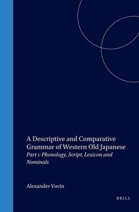 Produktbild: A Descriptive and Comparative Grammar of Western Old Japanese
