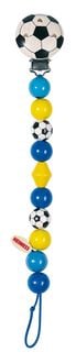 Bild vom Artikel HEIMESS Schnullerkette Fußball, blau, Holz vom Autor 
