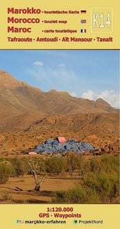 Produktbild: K14: Tafraoute - Amtoudi - A&iuml;t Mansour - Tanalt 1:120.000