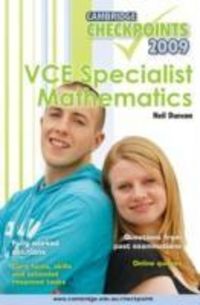 Produktbild: Duncan, N: Cambridge Checkpoints VCE Specialist Mathematics