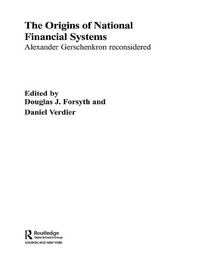 Produktbild: The Origins of National Financial Systems