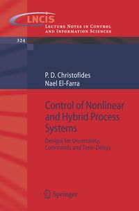 Produktbild: Control of Nonlinear and Hybrid Process Systems