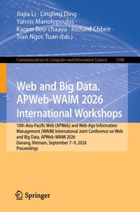Produktbild: Web and Big Data. APWeb-WAIM 2026 International Workshops