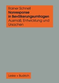 Produktbild: Nonresponse in Bev&ouml;lkerungsumfragen