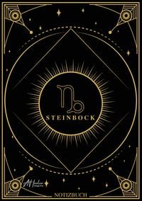 Produktbild: Edles Notizbuch Sternzeichen Steinbock | Designed by Alfred Herler