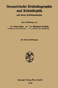 Produktbild: Geometrische Kristallographie und Kristalloptik und deren Arbeitsmethoden