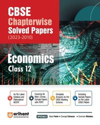 Produktbild: Arihant CBSE Chapterwise Solved Papers 2023-2010 Economics Class 12th