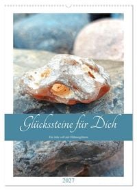Produktbild: Gl&uuml;ckssteine f&uuml;r Dich - Ein Jahr voll mit H&uuml;hnerg&ouml;ttern (Wandkalender 2027 DIN A2 hoch), CALVENDO Monatskalender