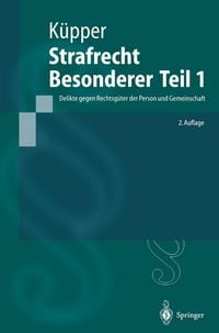 Produktbild: Strafrecht, Besonderer Teil 1