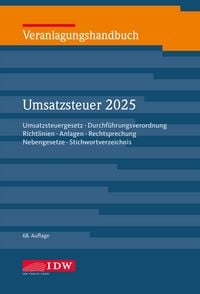 Produktbild: Veranlagungshandbuch Umsatzsteuer 2025, 68. Auflage