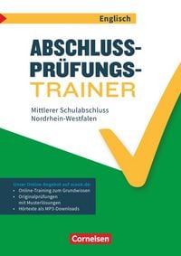 Produktbild: Abschlusspr&uuml;fungstrainer Englisch 10. Schuljahr - Nordrhein-Westfalen - Mittlerer Schulabschluss