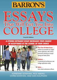 Produktbild: Dowhan, C: Essays That Will Get You into College