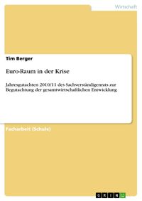 Produktbild: Euro-Raum in der Krise