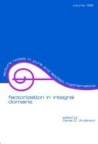 Produktbild: Anderson, D: Factorization in Integral Domains