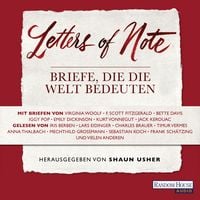 Produktbild: Letters of Note - Briefe, die die Welt bedeuten