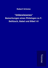 Produktbild: "Unbewiesenes"