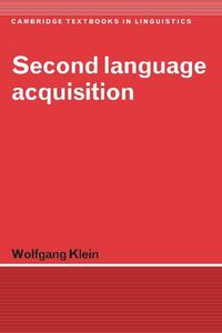 Produktbild: Second Language Acquisition