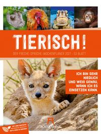 Produktbild: Tierisch Spr&uuml;chekalender Wochenplaner 2027