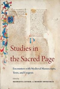 Produktbild: Studies in the Sacred Page: Encounters with Medieval Manuscripts, Texts, and Exegesis