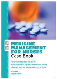 Produktbild: Medicine Management for Nurses: Case Book