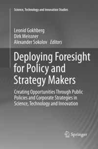 Produktbild: Deploying Foresight for Policy and Strategy Makers