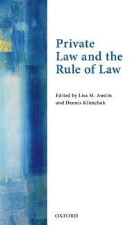 Produktbild: Private Law and the Rule of Law