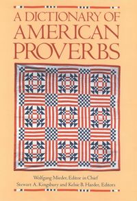 Produktbild: A Dictionary of American Proverbs