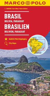 Bild vom Artikel MARCO POLO Kontinentalkarte Brasilien, Bolivien, Paraguay, Uruguay 1:4 Mio. vom Autor 