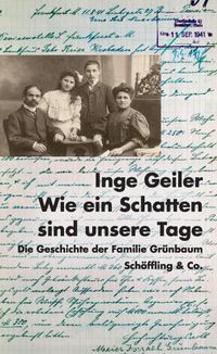 Produktbild: Wie ein Schatten sind unsere Tage