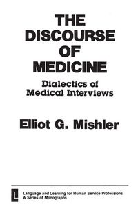 Produktbild: The Discourse of Medicine