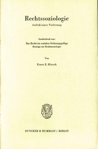 Produktbild: Rechtssoziologie.