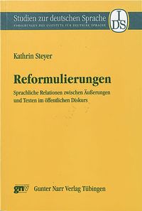 Reformulierungen Kathrin Steyer