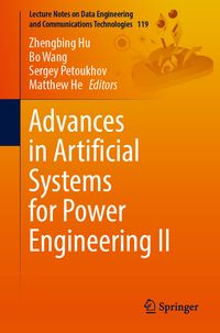 Produktbild: Advances in Artificial Systems for Power Engineering II