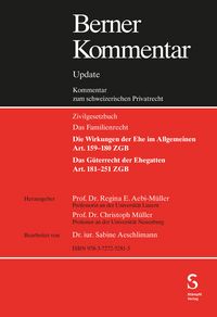 Produktbild: Eherecht, Art. 159-251 ZGB, Grundwerk inkl. 13. Erg&auml;nzungslieferung