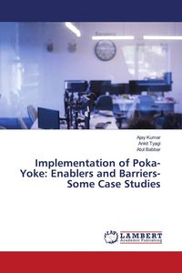 Produktbild: Implementation of Poka-Yoke: Enablers and Barriers- Some Case Studies