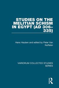 Produktbild: Studies on the Melitian Schism in Egypt (AD 306-335)