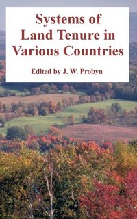Produktbild: Systems of Land Tenure in Various Countries