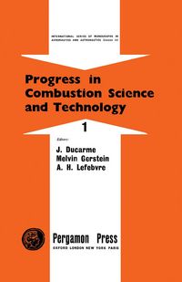 Produktbild: Progress in Combustion Science and Technology