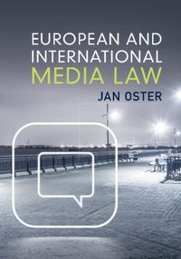 Produktbild: European and International Media Law