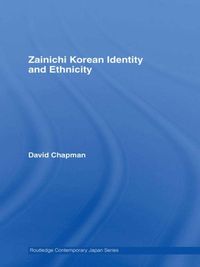 Produktbild: Zainichi Korean Identity and Ethnicity