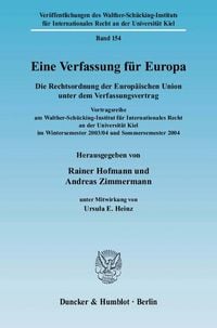 Produktbild: Eine Verfassung f&uuml;r Europa.