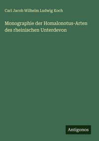 Produktbild: Monographie der Homalonotus-Arten des rheinischen Unterdevon