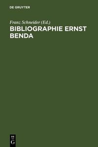Produktbild: Bibliographie Ernst Benda