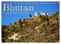 Produktbild: Bhutan - Frieden und Gl&uuml;ck im Himalaya (Tischkalender 2026 DIN A5 quer), CALVENDO Monatskalender
