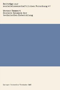 Produktbild: Soziale Dynamik der technischen Entwicklung