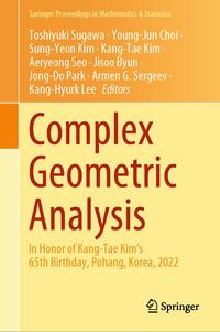 Produktbild: Complex Geometric Analysis