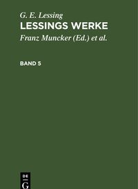 Produktbild: Lessings Werke. Band 5