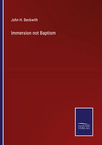 Produktbild: Immersion not Baptism