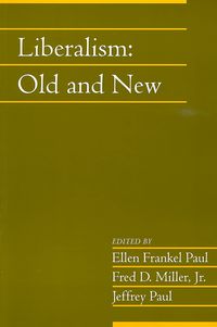 Produktbild: Paul, E: Liberalism: Old and New: Volume 24, Part 1